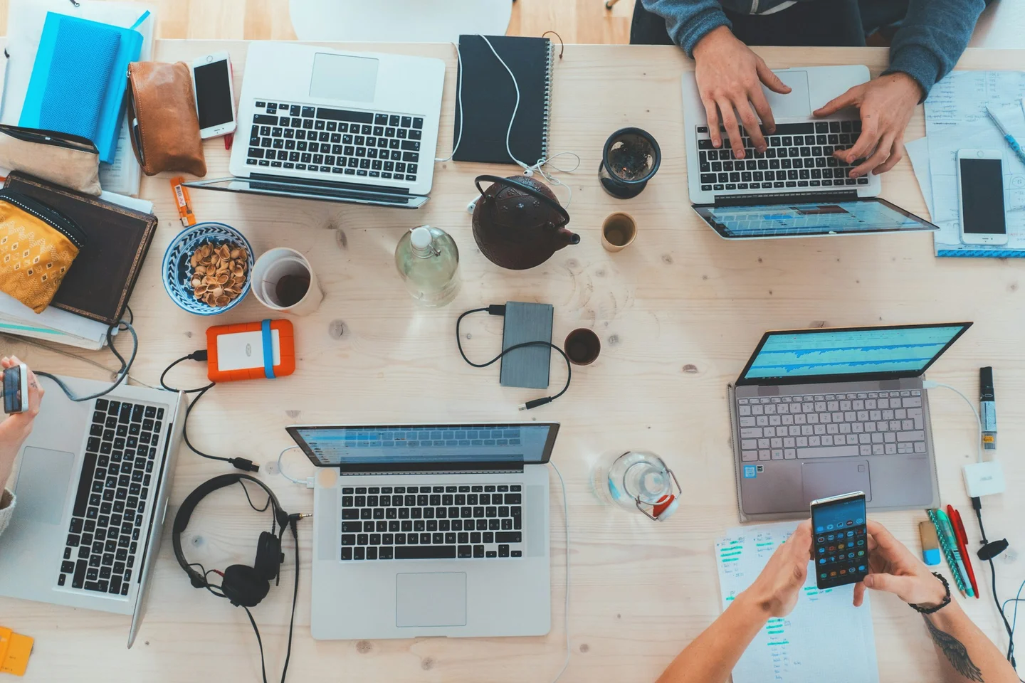 App development collaboration — visual context